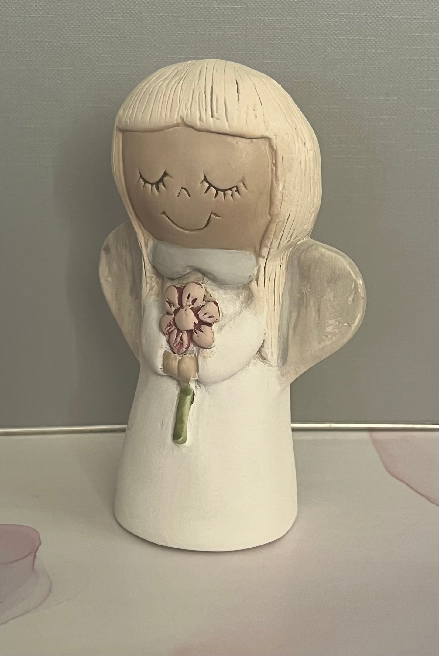 Anjeliček s kvetinou (11cm)