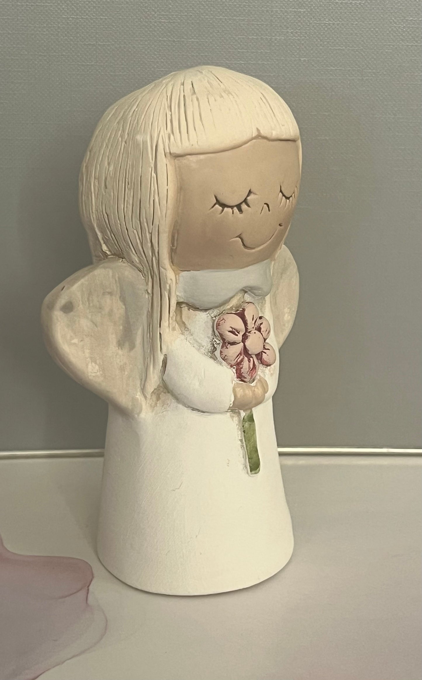 Anjeliček s kvetinou (11cm)