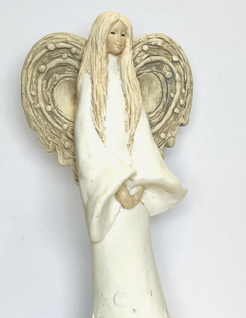 Anjel s ozdobnými krídlami I., 34 cm