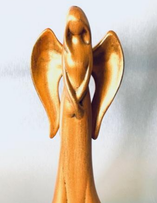 Anjel moderný zlatý 26cm